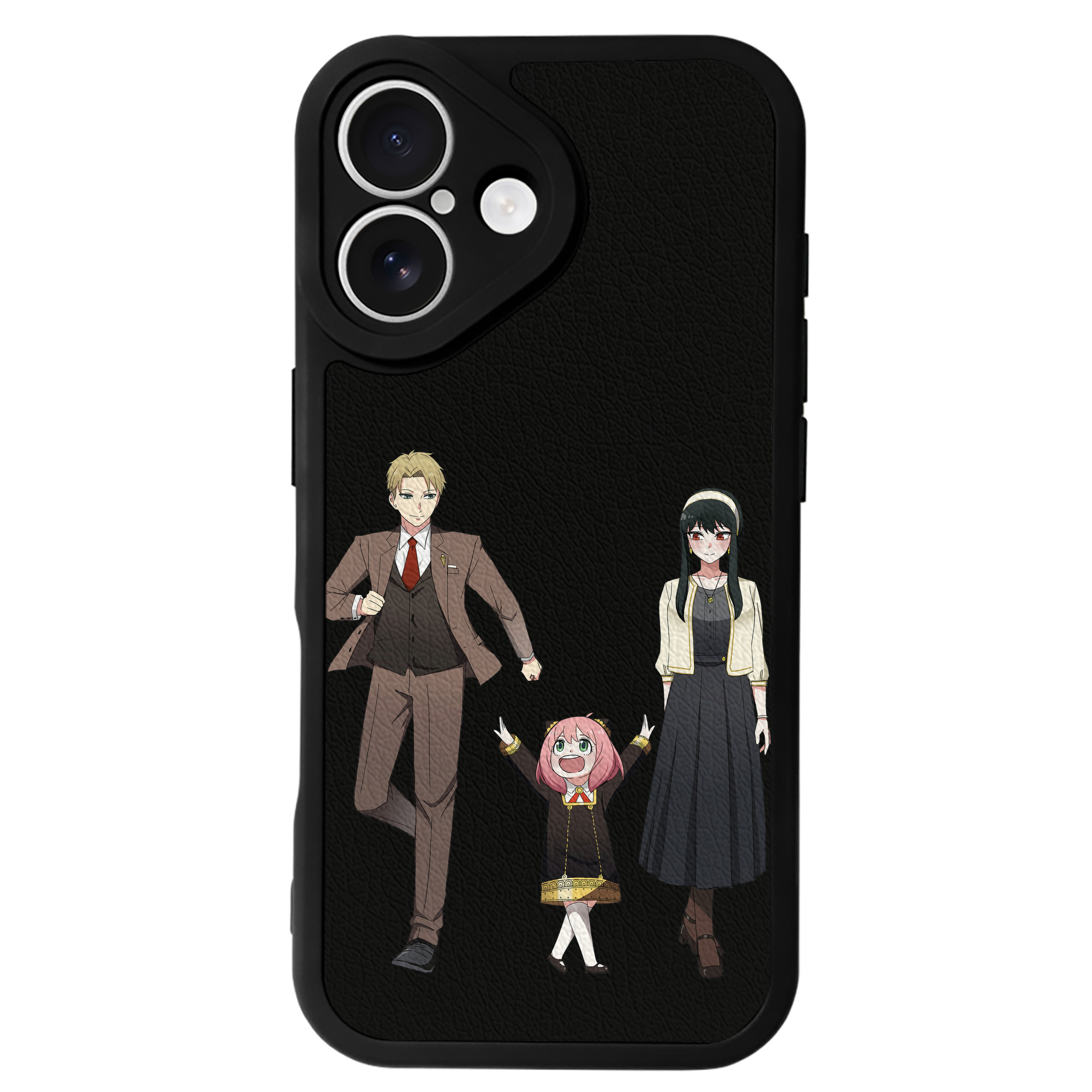 （画像用） SPY×FAMILY间谍家家酒 【iPhone 16シリーズ対応】シリコンスマホケース（レザー調） 材質：シリコン